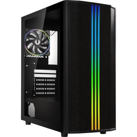 OUTLET Boîtier Semitower atx saber mesh rgb noir + fenetre bitfenix
