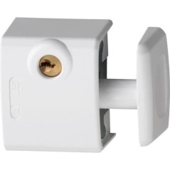 Verrou - ABUS - FTS3002 S KA AL0125 - Sécurité pour fenetres en alu, bois, plastique - Clé nécessaire uniquement pour l'ouve