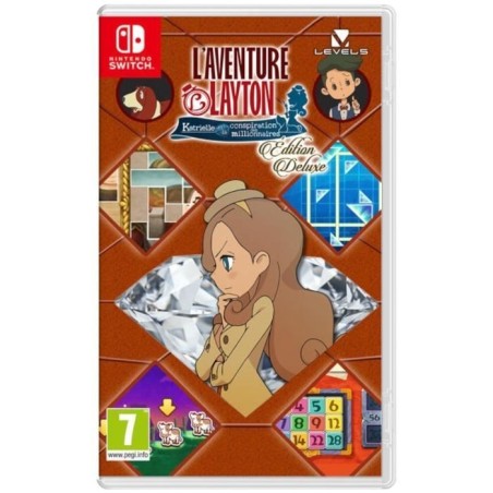 L'Aventure Layton: Katrielle et la Conspiration des Millionnaires - Édition Deluxe  Jeu Nintendo Switch