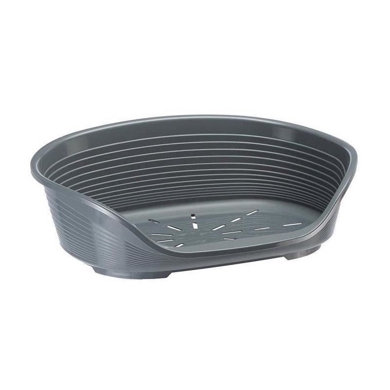 FERPLAST Corbeille SIESTA DELUXE Taille 2 - 49*36*17,5 cm - Gris fonçé FERPLAST Corbeille SIESTA DELUXE Taille 2 - 49*36*17,5 cm - Gris fonçé