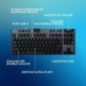 Clavier gamer - sans fil - Logitech G - G915 TKL X - Switch clicky  - AZERTY - Noir
