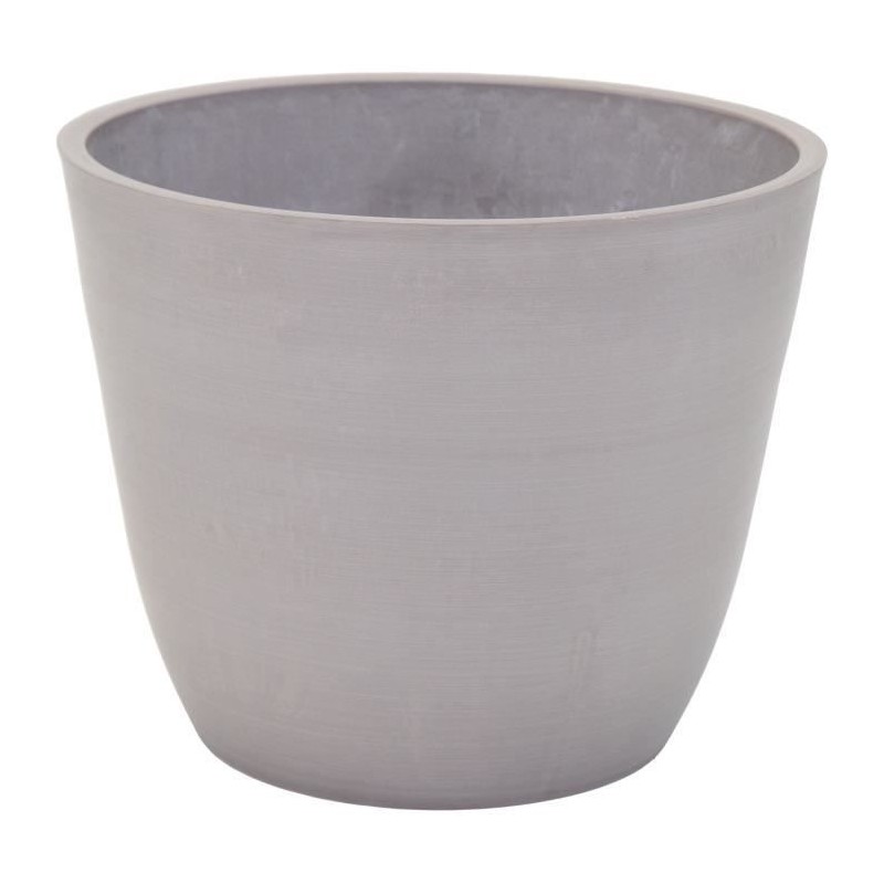 Pot de fleur - MEGA COLLECTIONS - Ecostone Egg - Ø 41 cm - H 33 cm - Taupe
