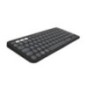 Clavier - Sans fil - Logitech - Pebble Keys 2 K380s - Bouton Easy-switch - Noir