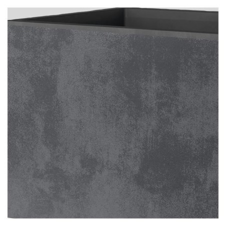 Pot de fleur Cube - DEROMA - Millennium R - Anthracite - A réserve d'eau-  39 cm