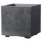 Pot de fleur Cube - DEROMA - Millennium R - Anthracite - A réserve d'eau - 25 cm