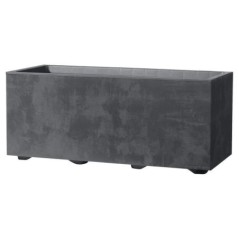 Jardiniere Muret - DEROMA - Millennium R - Anthracite - A réserve d'eau - 59 cm