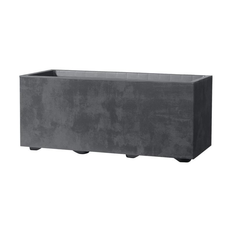 Jardiniere Muret - DEROMA - Millennium R - Anthracite - A réserve d'eau - 59 cm