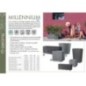 Jardiniere Muret - DEROMA - Millennium R - Ashgrey - A réserve d'eau - 59 cm Jardiniere Muret - DEROMA - Millennium R - Ashgrey - A réserve d'eau - 59 cm