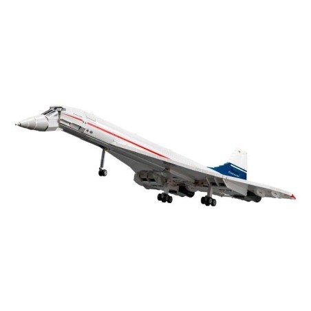LEGO Icons Le Concorde, Maquette d'Avion a Construire pour les Adultes, Set de Véhicule d'Avion avec Détails Authentiques et 3
