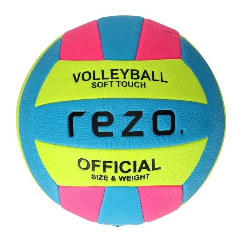 Ballon de volleyball - REZO - PVC - Contraste bicolore - Résistant et léger Ballon de volleyball - REZO - PVC - Contraste bicolore - Résistant et léger