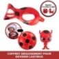 Déguisement Ladybug - Masque Yoyo Miroir Boucles d'oreilles Kwami Tikki - BANDAI - Miraculous Ladybug - Set de transformation Déguisement Ladybug - Masque Yoyo Miroir Boucles d'oreilles Kwami Tikki - BANDAI - Miraculous Ladybug - Set de transformation