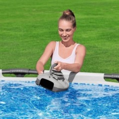 Robot piscine - Bestway - Quartz - Rechargeable et autonome - 10m²
