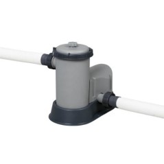 Piscine Hors-sol Tubulaire Bestway Power Steel 549x274x122 cm Épurateur a Cartouche de 5 678 L/H Bâche et Échelle