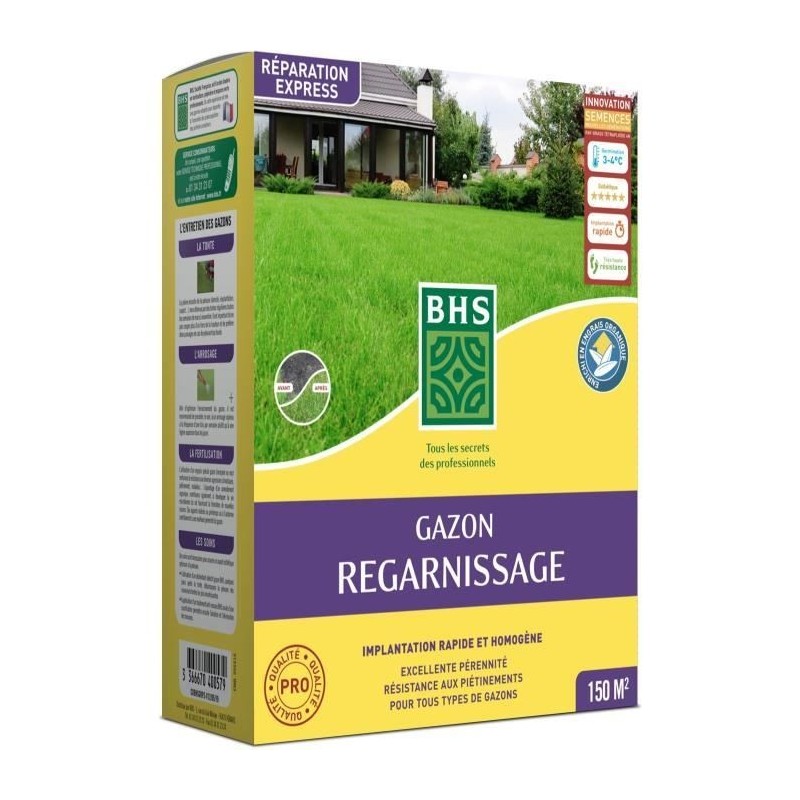 Gazon - BHS -  Gazon Regarnissage 3kg