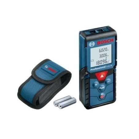 Télémetre laser Bosch Professional GLM 40 (laser rouge, portée: 0,15  40,00 m  2 piles 1,5 V LR03 (AAA), housse) - 06010729
