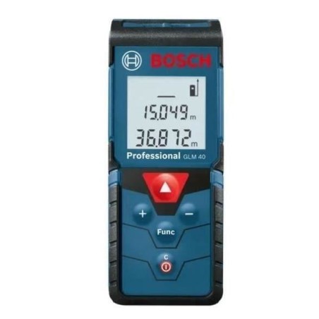 Télémetre laser Bosch Professional GLM 40 (laser rouge, portée: 0,15  40,00 m  2 piles 1,5 V LR03 (AAA), housse) - 06010729