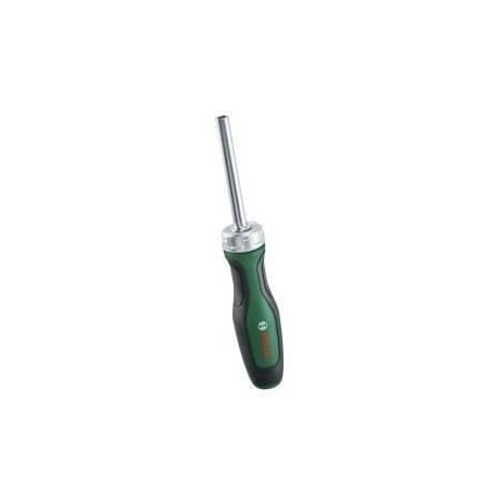Bosch Tournevis a cliquet a embout (mécanisme a 36 dents  porte-embout magnétique  poignée Softgrip)