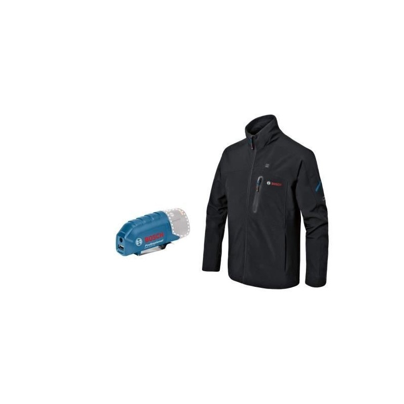 Veste chauffante Bosch Professional GHJ 12+18V XA taille L sans batterie - 06188000DZ Veste chauffante Bosch Professional GHJ 12+18V XA taille L sans batterie - 06188000DZ
