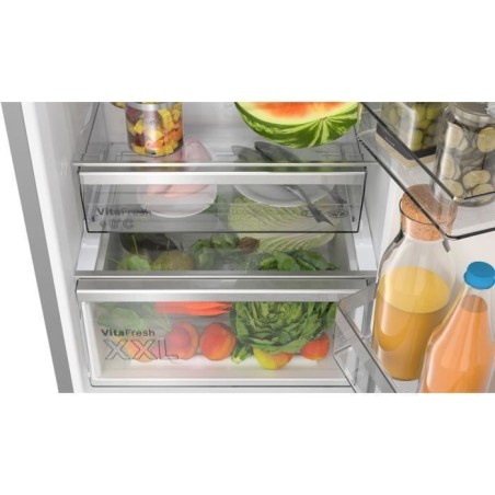 Réfrigérateur combiné pose-libre BOSCH KGN39AIBT SER6 - No Frost - 363 L - inox
