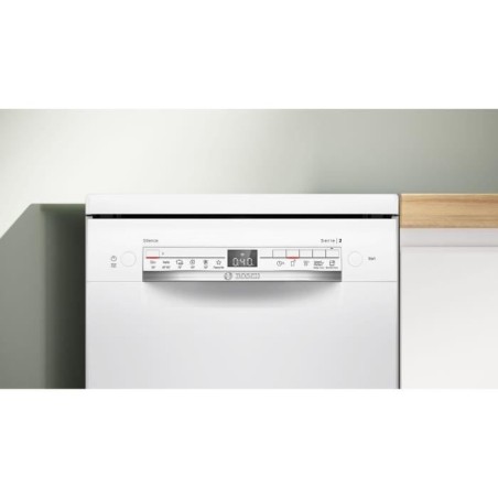 Lave-vaisselle pose-libre BOSCH SPS4EMW24E SER4 - 10 couverts - Induction - L45cm - 44 dB - Classe C - tiroir a couverts - 6 pro