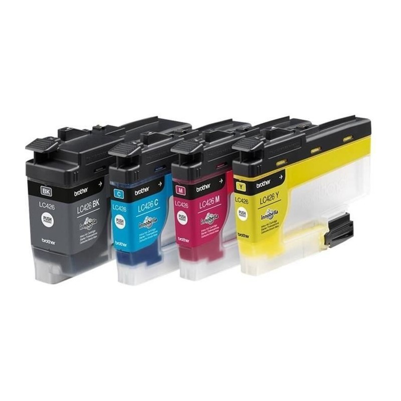 Pack de 4 cartouches d'encre LC426VAL - BROTHER - Noir, Cyan, Magenta, Jaune - MFC-J4335DWXL, MFC-J4340DW, MFC-J4535dw etc
