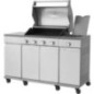 Barbecue a gaz - COOKING BOX - BRISBANE - Cuisine inox - 142 X 57 X 112 cm - Gris Barbecue a gaz - COOKING BOX - BRISBANE - Cuisine inox - 142 X 57 X 112 cm - Gris