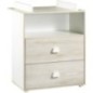 Chambre bébé complete - Lit 120x60 et commode a langer - BABY PRICE - SMILE - Hetre cendré Chambre bébé complete - Lit 120x60 et commode a langer - BABY PRICE - SMILE - Hetre cendré