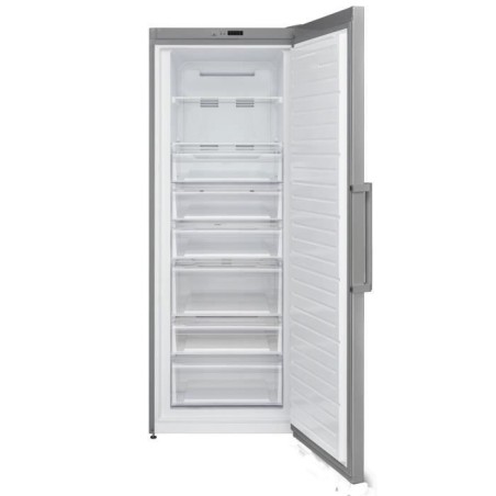 Congélateur armoire 405L -Total No Frost - dégivrage automatique - Classe E - L70 cm x H191 cm x P75,5 cm - Inox