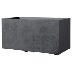 Jardiniere Muret - DEROMA - Millennium R - Anthracite - A réserve d'eau - 79 cm