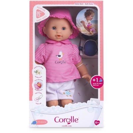 Poupon - COROLLE - Bébé Bain Océane - 30 cm - jouet de bain - des 18 mois