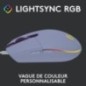 Souris gamer - Filaire - LOGITECH G - G203 - LIGHTSYNC - RGB - USB - Lilas Souris gamer - Filaire - LOGITECH G - G203 - LIGHTSYNC - RGB - USB - Lilas