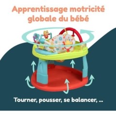 Base d'activités - BAMBISOL - 3 hauteurs d'assise - Activités ludiques - Multicouleurs