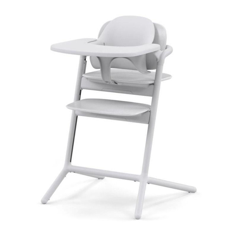 CYBEX - Chaise haute évolutive - Pack 3 en 1 - LEMO 2 - Blanc - Réglable en hauteur et en profondeur - Set bébé inclus CYBEX - Chaise haute évolutive - Pack 3 en 1 - LEMO 2 - Blanc - Réglable en hauteur et en profondeur - Set bébé inclus