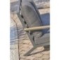 Salon bas de jardin - Aluminium - DCB GARDEN - 5 places - Gris anthracite et polywood - KOMMOS