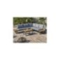 Salon bas de jardin - Aluminium - DCB GARDEN - 5 places - Gris anthracite et bois d'acacia - MIYAKO Salon bas de jardin - Aluminium - DCB GARDEN - 5 places - Gris anthracite et bois d'acacia - MIYAKO
