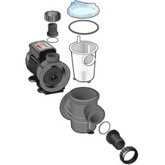 Pompe de filtration Ubbink pour piscine - Poolmax TP120 - 1,20CV - Débit max 18000l/h - garantie 2 ans