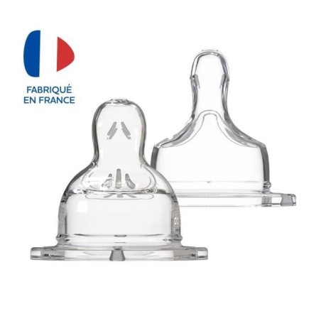 Biberon Anti-Coliques Dodie Sensation+ - Tétines Plates Col Large Débit 3