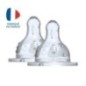 Dodie Biberon Initiation+ Anti-Coliques 3 Vitesses Tétine Ronde Col Large Débit 1 +0m 2 tétines Dodie Biberon Initiation+ Anti-Coliques 3 Vitesses Tétine Ronde Col Large Débit 1 +0m 2 tétines