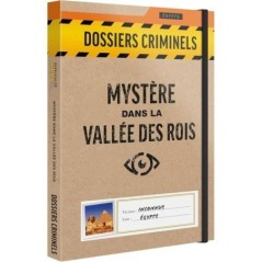 Dossiers Criminels - Mystere dans La Vallée des Rois Découverte Macabre dans Un Tombeau Pharaonique - Jeu de Societe Escape Ga