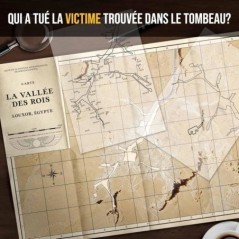 Dossiers Criminels - Mystere dans La Vallée des Rois Découverte Macabre dans Un Tombeau Pharaonique - Jeu de Societe Escape Ga