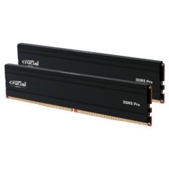 Mémoire RAM - CRUCIAL - DDR5 PRO - Kit 48 Go (2 x 24 Go) - 6000 MT/s - UDIMM - CL48 - CP2K24G60C48U5