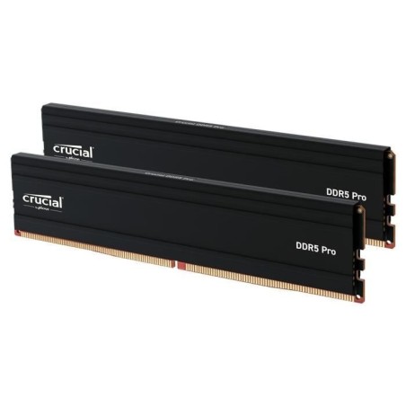 Mémoire RAM - CRUCIAL - DDR5 PRO - Kit 48 Go (2 x 24 Go) - 6000 MT/s - UDIMM - CL48 - CP2K24G60C48U5