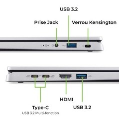 PC Portable ACER Aspire Go AG14-71P-57Z6 - Windows 11 -14'' WUXGA IPS -Intel Core i5-13420H -Intel UHD Graphics -RAM 16Go -512Go