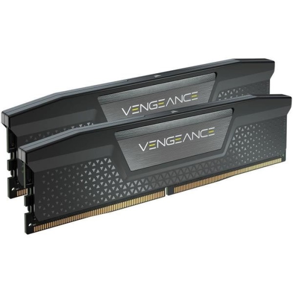 Mémoire RAM - CORSAIR - CMK64GX5M2B5600C40 - VENGEANCE - DDR5 - 64Go 2x32Go DIMM - 5600MT/s - CL 40 - 1.25V