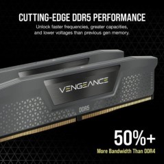 Corsair Vengeance DDR5 64 Go (2 x 32 Go) 6000 MHz CL30 - Kit Dual Channel 2 barrettes de RAM DDR5 PC5-48000 - CMK64GX5M2B6000Z30