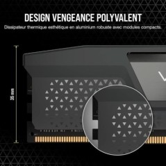 Corsair Vengeance DDR5 64 Go (2 x 32 Go) 6000 MHz CL40 - Kit Dual Channel 2 barrettes de RAM DDR5 PC5-48000