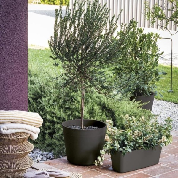 Jardiniere - DEROMA - Origin -  12 L - Grigio