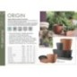 Pot de fleurs carré - DEROMA - Origin - 12 L - Terre cuite