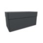 EDA Jardiniere - CAREL - Gris anthracite - 63 L - 78 x 39 x H.39 cm - Avec roulettes - Extérieur ou intérieur