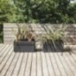 EDA Jardiniere - CAREL - Gris anthracite - 63 L - 78 x 39 x H.39 cm - Avec roulettes - Extérieur ou intérieur